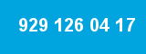 929 126 04 17